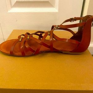 🤎Worn Once! 🤎Universal Thread Women’s Brown Gladiator Sandal
